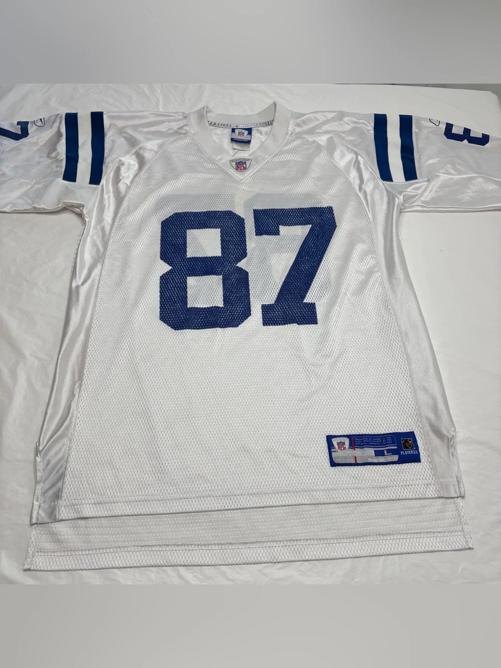 Reebok NFL Players Indianapolis Colts Wayne #87 Jersey Men’s Large